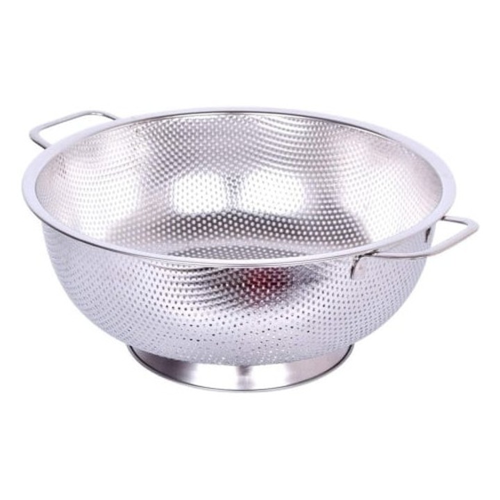 Strecuratoare din otel inoxidabil 304, microporoasa, pentru paste, legume, 25x25cm