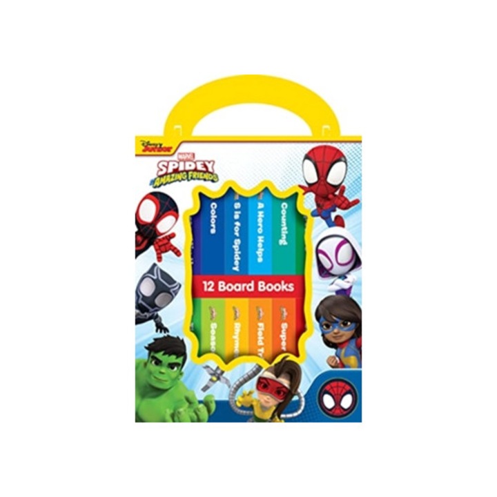 Marvel Spidey and his Amazing Friends - My First Library 12 Board Book Set, PI Kids