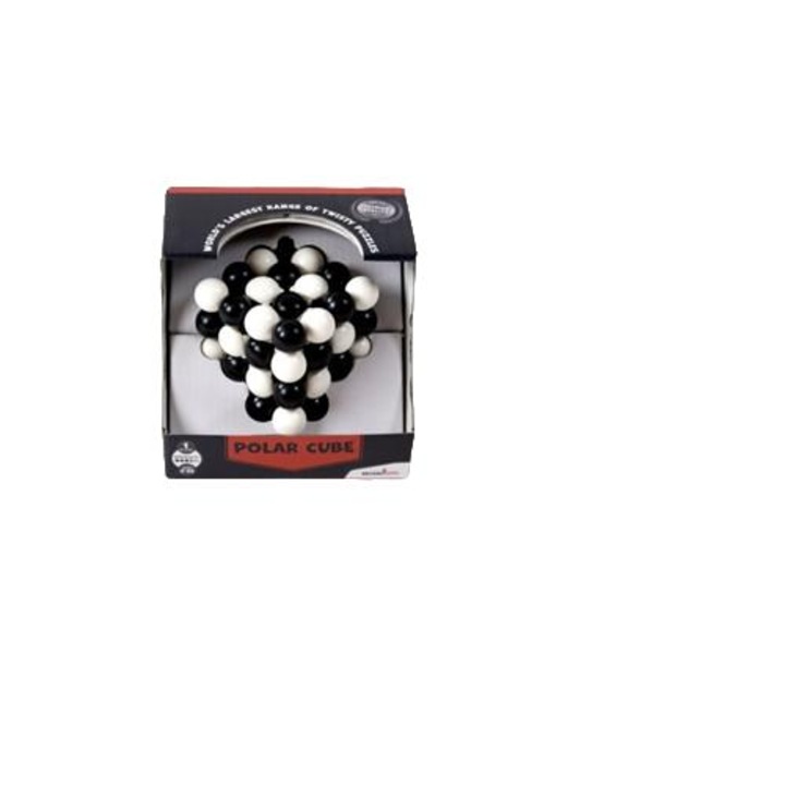 Joc de inteligenta, Recent Toys, Polar Cube, Alb/Negru, 9ani+