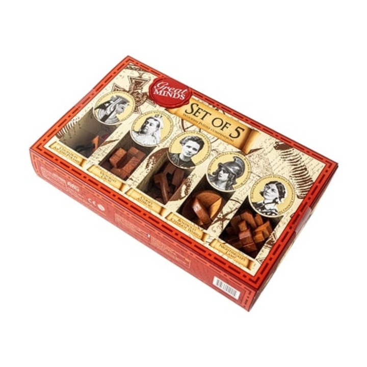 Joc de inteligenta, Great Minds Women, 5 Piese, 9 ani+