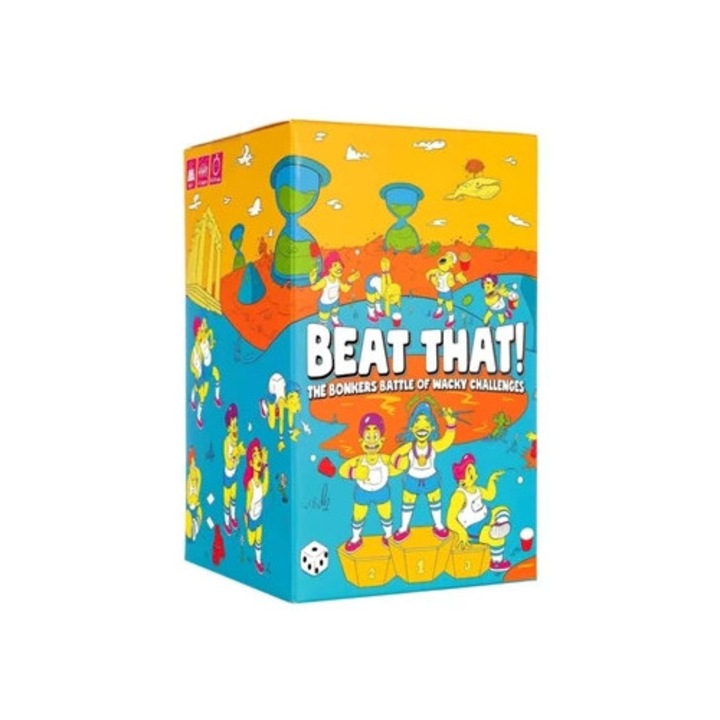 Wacky Challenges Battle of Bonkers társasjáték, készlet