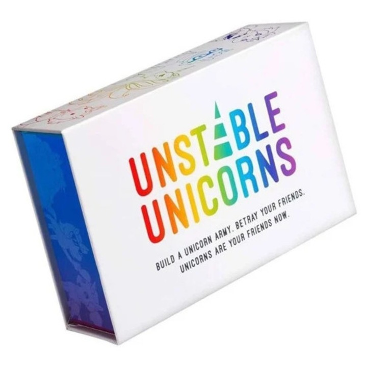 Társasjáték Unstable Unicorn, minimum életkor 14 év