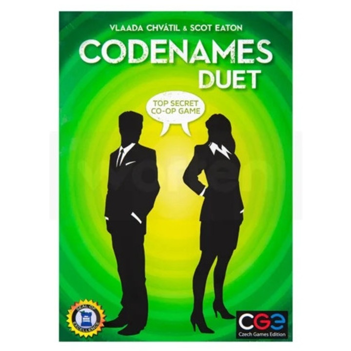 Codenames: Duet Társasjáték, 2-8 játékos, minimum életkor 11 év