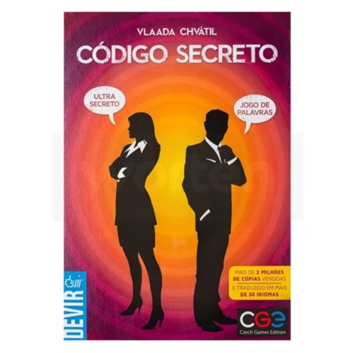 Настолна игра Secret Code, минимална възраст 10 години, ниско ниво на трудност