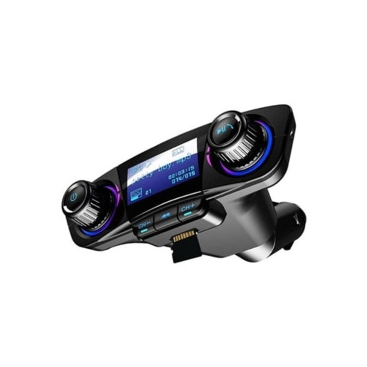 Player MP3 auto, wireless, Bluetooth 4.0, FM, cu ecran LED 1.3 inch