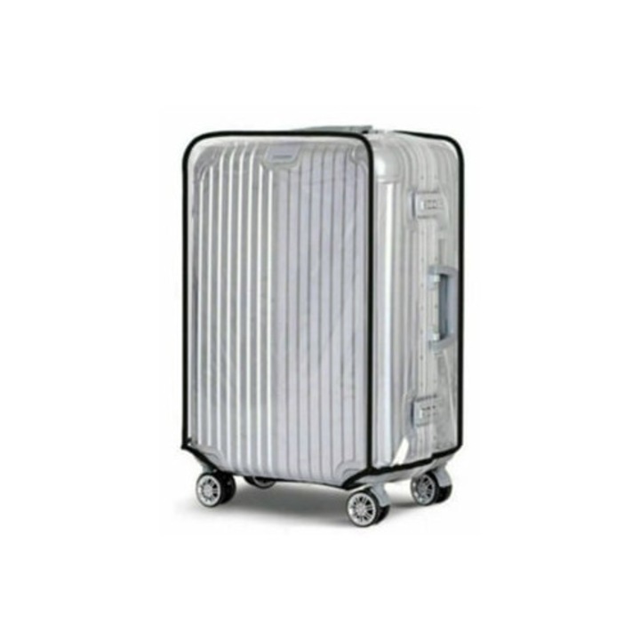 Husa transparenta din PVC impermeabil pentru valiza, 28 inch