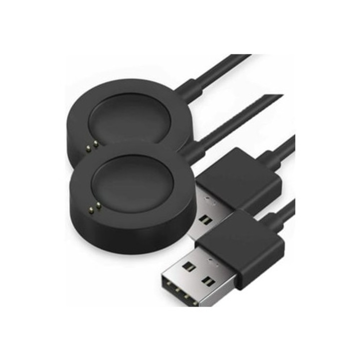 USB töltőkábel Fossil Gen 4, 5, 5E, 6 okosórákhoz, 2 darabos szett