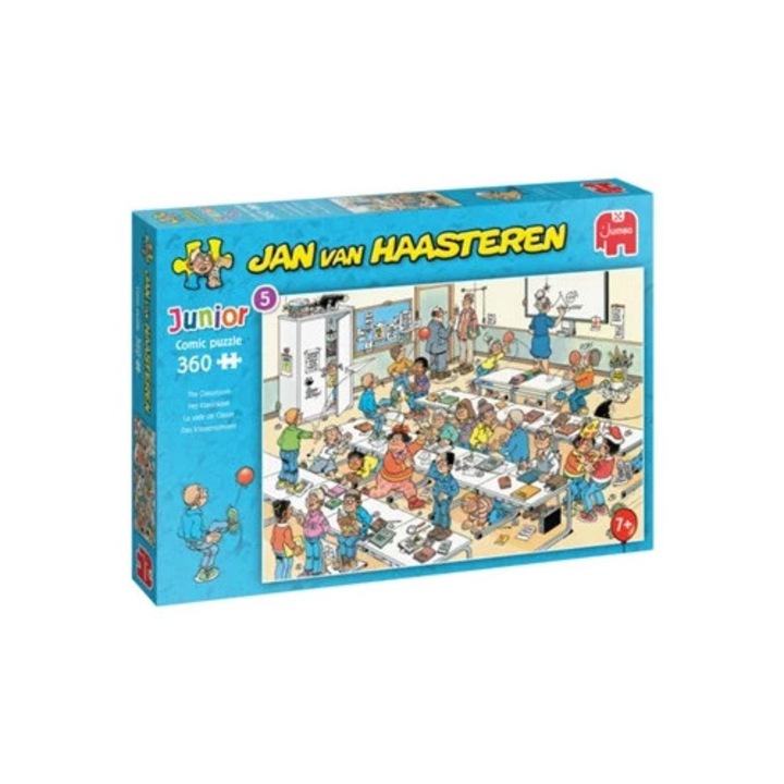 Пъзел Jan van Haasteren Junior The Classroom, 360 части, Comics