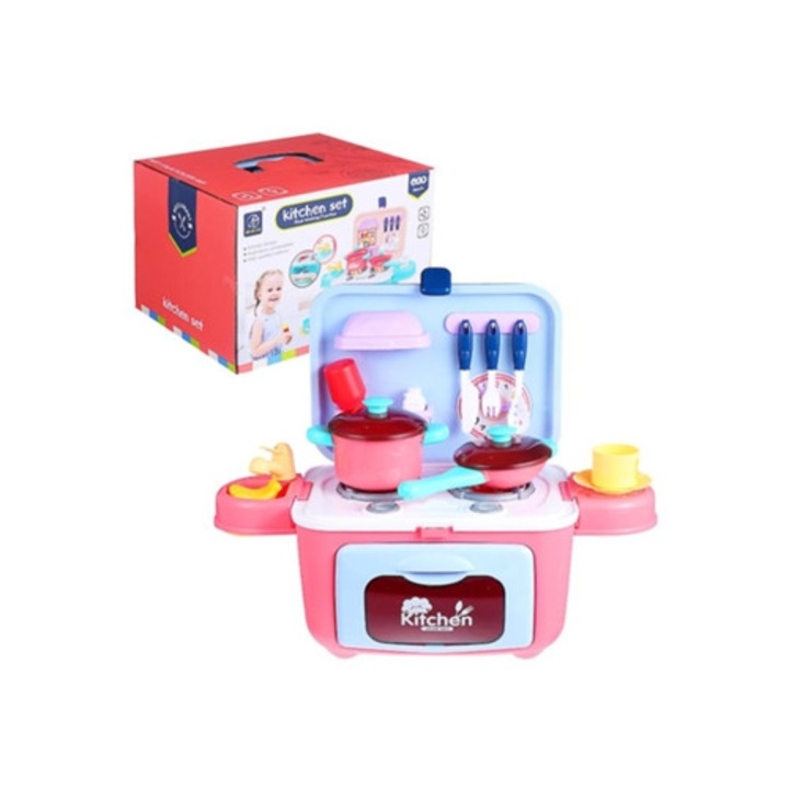 Kis konyhai játékkészlet gyerekeknek