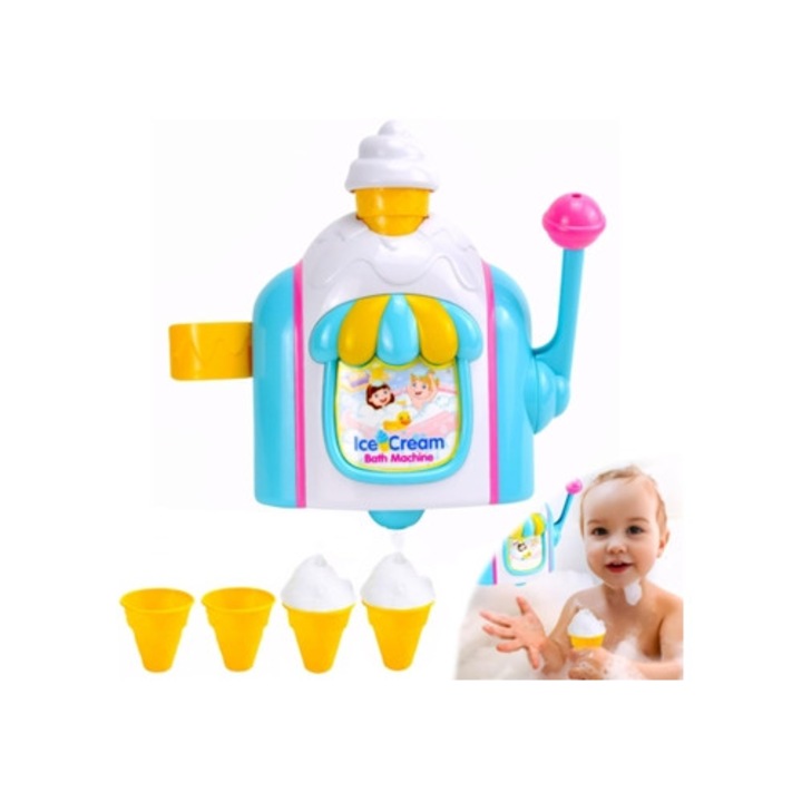 Fürdőjáték, Buborékkészítő, 3-8 éves gyermekeknek, többszínű