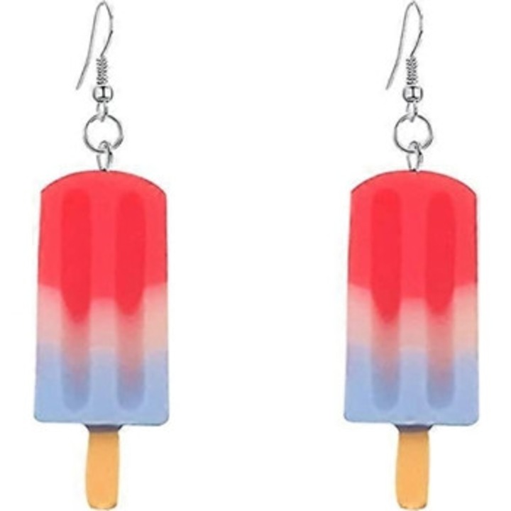 Cercei retro anii '80, multicolor