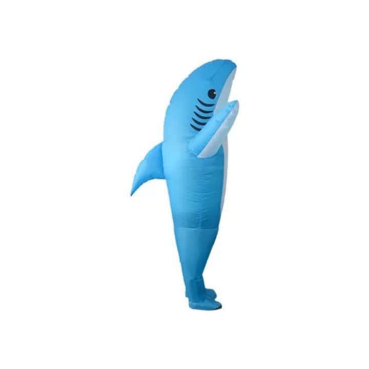 Costum Gonflabil, rechin albastru