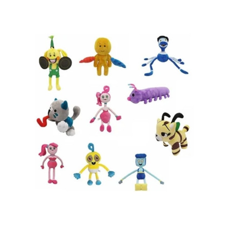Jucarie de plus Huggy Wuggy, colectie familie Poppy Playtime