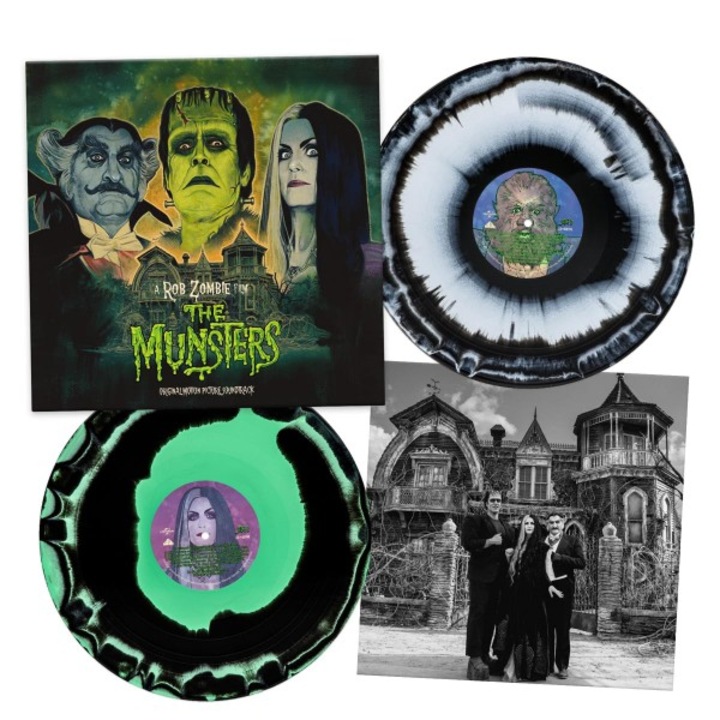 Zeuss & Rob Zombie: Munsters Ost (1-Green & Black Swirl/2-White & Black Swirl) [Winyl]