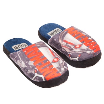 Papuci de casa pentru baieti Marvel, cu personajul Ant-Man, Bleumarin, Marime 29 - 30 Papuci de casa pentru baieti Marvel, cu personajul Ant-Man, Bleumarin, Marime 29 - 30
