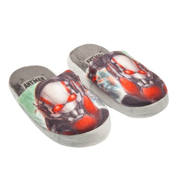 Papuci de casa pentru baieti Marvel, cu personajul Ant-Man, Gri, Marime, 29 - 30 Papuci de casa pentru baieti Marvel, cu personajul Ant-Man, Gri, Marime, 29 - 30