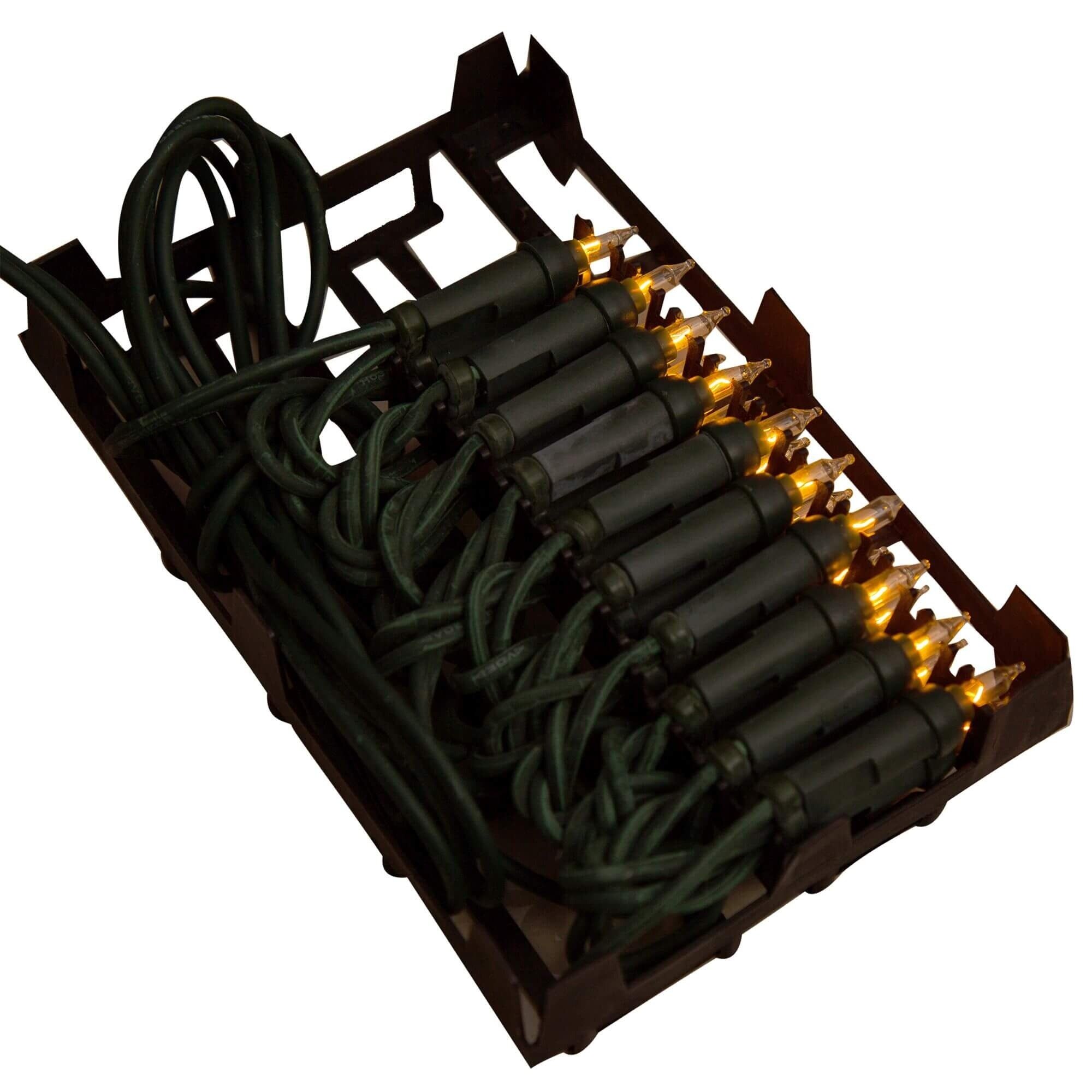 Instalatie de Craciun Heitmann Deco, 20 LED-uri, 4.5 m, interior/exterior, Galben