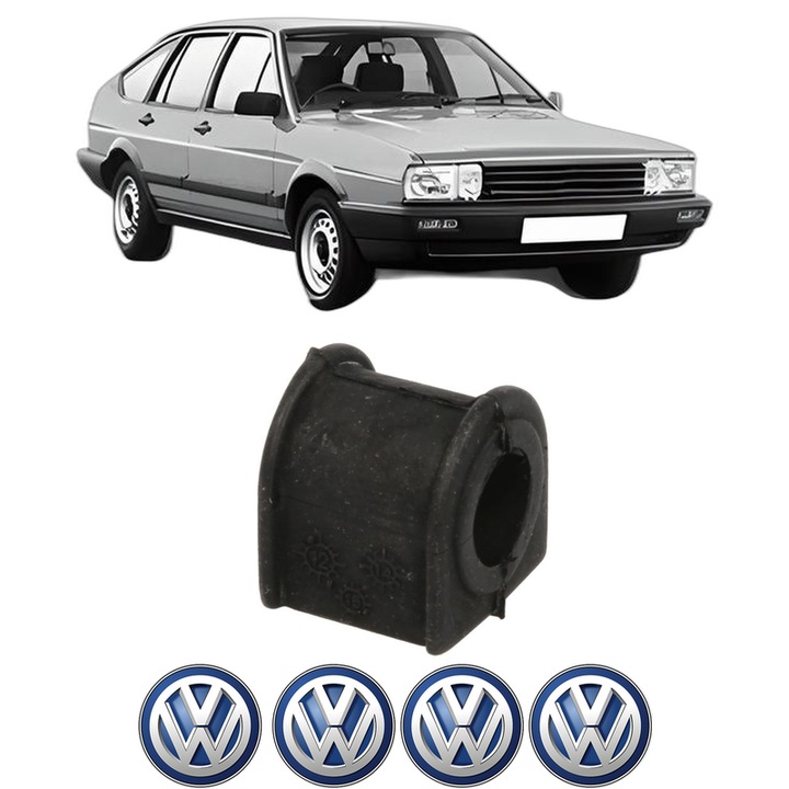 Bucsa bara stabilizatoare Spate Dreapta Stanga Volkswagen PASSAT B2 (32B) din 1979-1989, Auto, Febi, 4x Stickere auto cu Volkswagen
