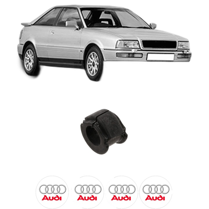 Bucsa bara stabilizatoare Fata Dreapta Stanga AUDI COUPE B3 (89, 8B3) din 1988-1996, Auto, Febi, 4x Stickere auto cu AUDI