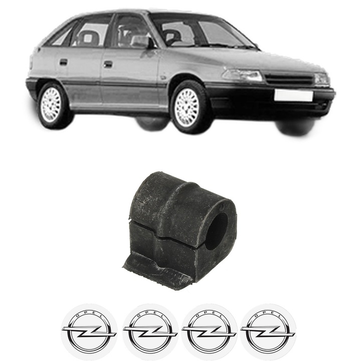 Bucsa bara stabilizatoare Fata Dreapta Stanga OPEL ASTRA F Saloon (T92) din 1991-1998, Auto, Febi, 4x Stickere auto cu OPEL