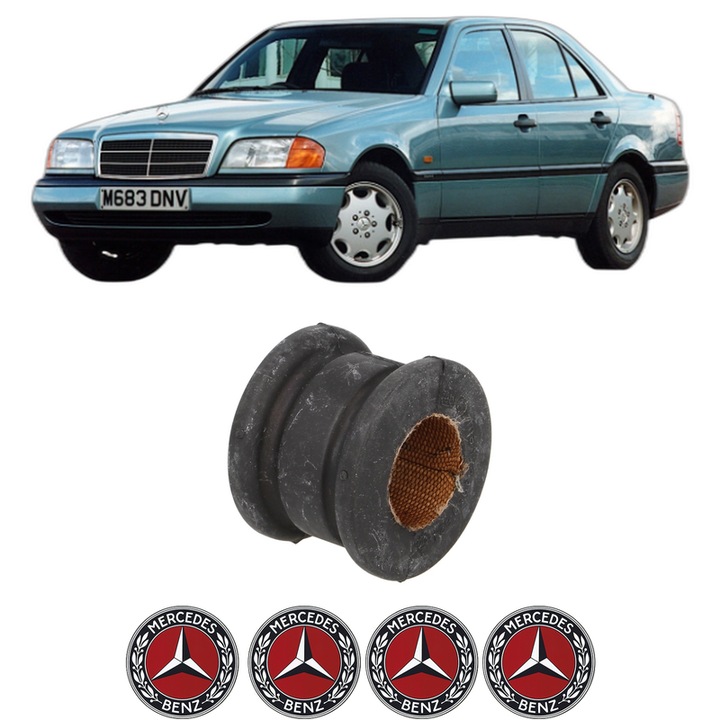 Bucsa bara stabilizatoare Fata Dreapta Stanga MERCEDES-BENZ C-CLASS (W202) din 1993-2000, Auto, Febi, 4x Stickere auto cu MERCEDES-BENZ
