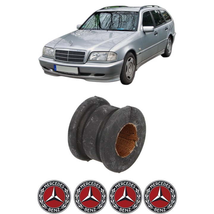 Bucsa bara stabilizatoare Fata Dreapta Stanga MERCEDES-BENZ C-CLASS T-Model (S202) din 1996-2001, Auto, Febi, 4x Stickere auto cu MERCEDES-BENZ