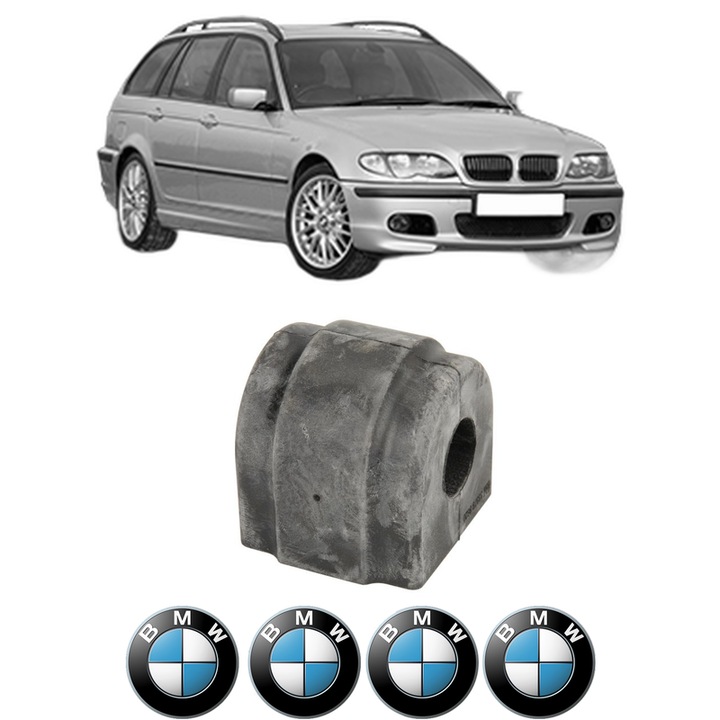 Bucsa bara stabilizatoare Fata Dreapta Stanga BMW Seria 3 Touring (E46) din 1999-2005, Auto, Febi, 4x Stickere auto cu BMW