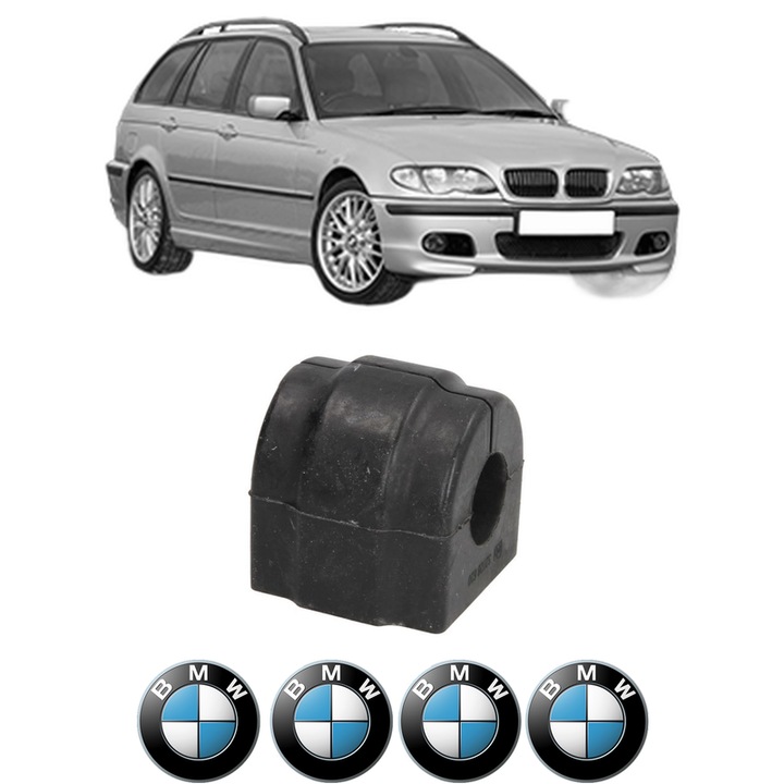 Bucsa bara stabilizatoare Fata Dreapta Stanga BMW Seria 3 Touring (E46) din 1999-2005, Auto, Febi, 4x Stickere auto cu BMW