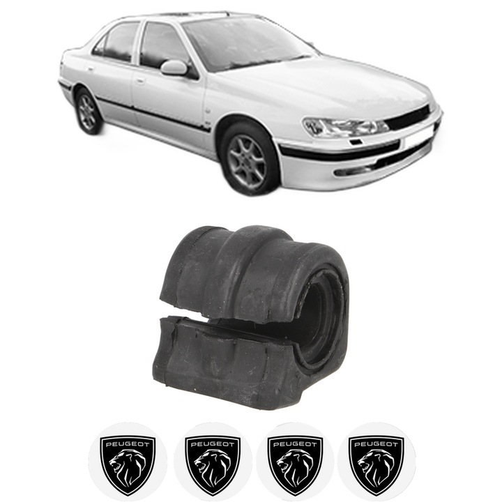 Bucsa bara stabilizatoare Fata Dreapta Stanga PEUGEOT 406 (8B) din 1995-2004, Auto, Febi, 4x Stickere auto cu PEUGEOT