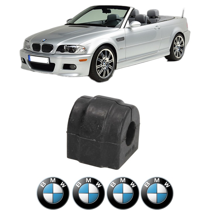 Bucsa bara stabilizatoare Fata Dreapta Stanga BMW Seria 3 Compact (E46) din 2001-2005, Auto, Febi, 4x Stickere auto cu BMW
