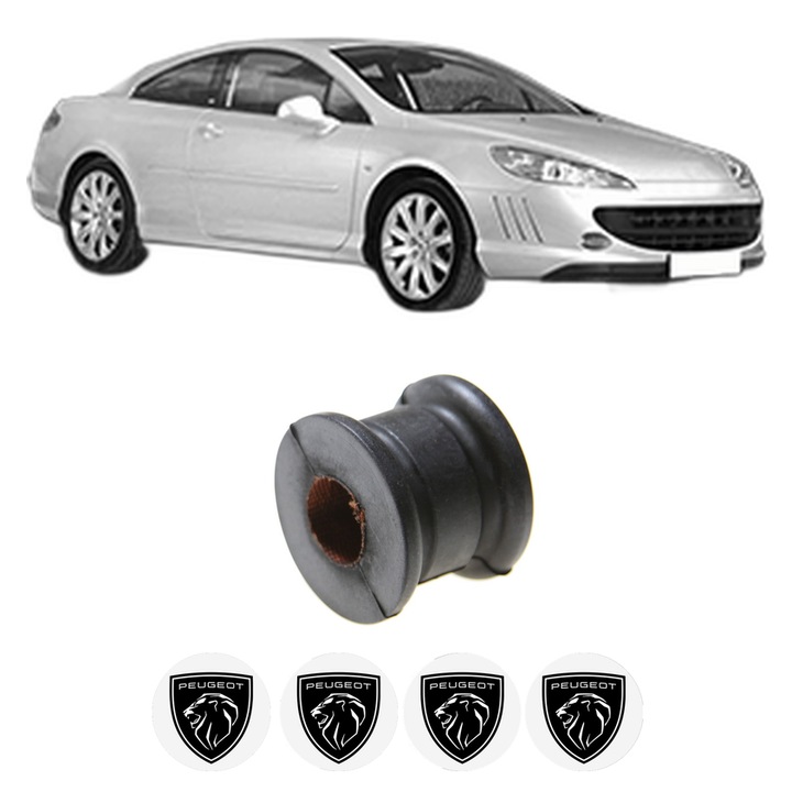 Bucsa bara stabilizatoare Fata Dreapta Stanga PEUGEOT 407 Coupe (6C_) din 2005-2009, Auto, Febi, 4x Stickere auto cu PEUGEOT