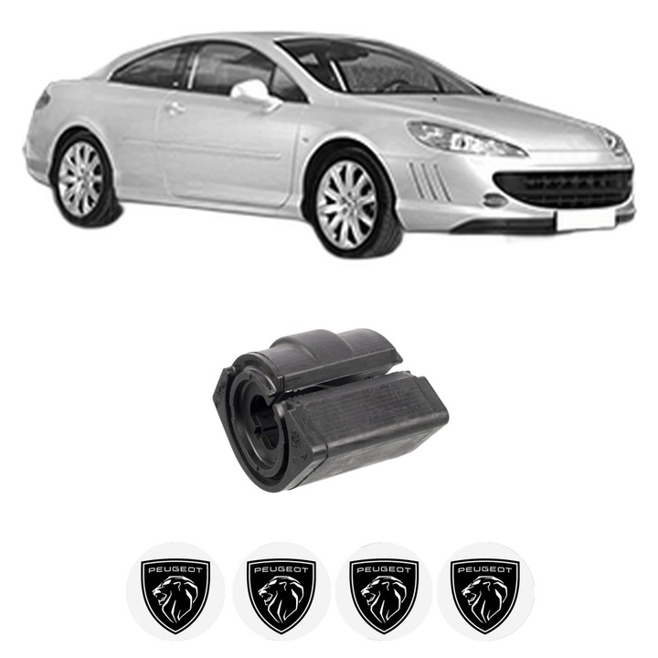 Bucsa bara stabilizatoare Fata Dreapta Stanga PEUGEOT 407 Coupe (6C_) din 2005-2009, Auto, Febi, 4x Stickere auto cu PEUGEOT