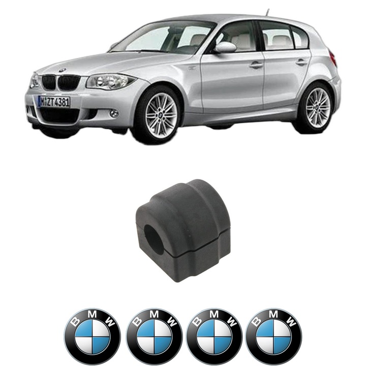 Bucsa bara stabilizatoare Fata Dreapta Stanga BMW Seria 1 (E81) din 2006-2012, Auto, Febi, 4x Stickere auto cu BMW