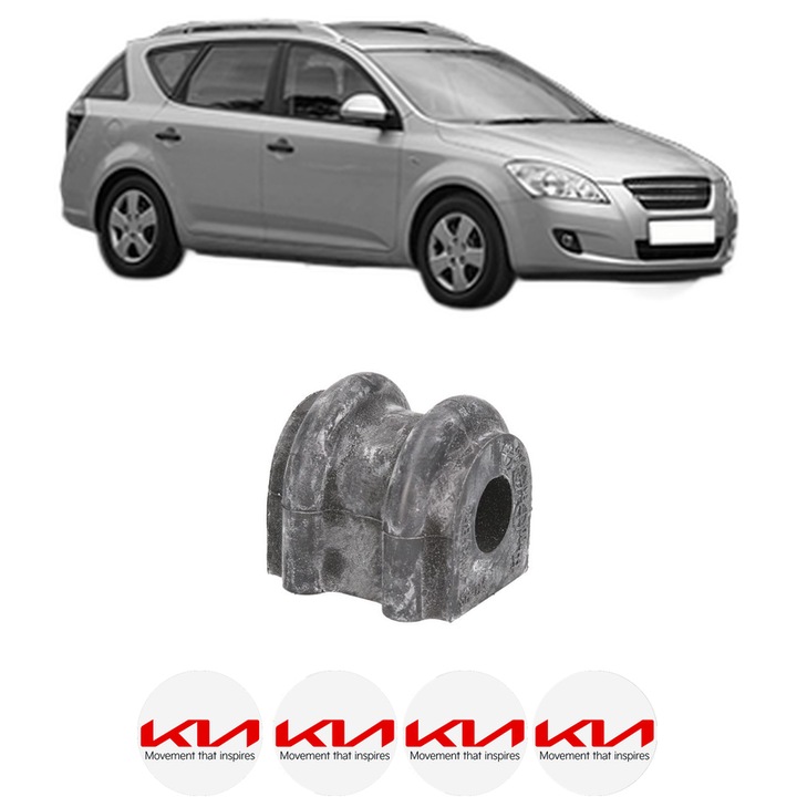 Bucsa bara stabilizatoare Spate Dreapta Stanga KIA CEE'D SW (ED) din 2007-2012, Auto, Febi, 4x Stickere auto cu KIA