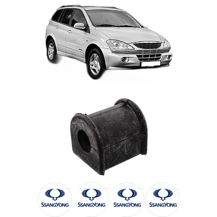 Bucsa bara stabilizatoare Spate Dreapta Stanga SSANGYONG KYRON din 2005-2014, Auto, Febi, 4x Stickere auto cu SSANGYONG