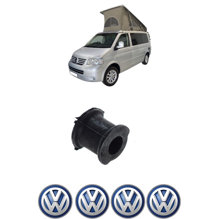 Bucsa bara stabilizatoare Spate Dreapta Stanga Volkswagen CALIFORNIA T5 Camper (7EC, 7EF, 7EG, 7HF, 7HC) din 2007-2015, Auto, Febi, 4x Stickere auto cu Volkswagen