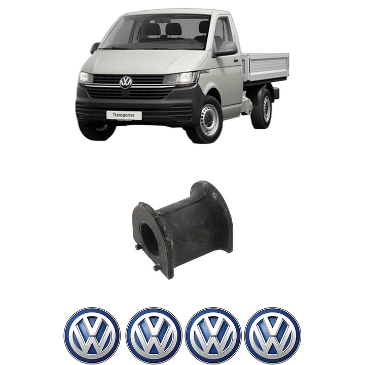 Bucsa bara stabilizatoare Fata Dreapta Stanga Volkswagen TRANSPORTER T5 Platform/Chassis (7JD, 7JE, 7JL, 7JY, 7JZ, 7F din 2003-2015, Auto, Febi, 4x Stickere auto cu Volkswagen