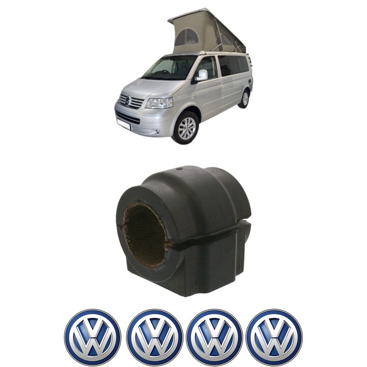 Bucsa bara stabilizatoare Fata Dreapta Stanga Volkswagen CALIFORNIA T5 Camper (7EC, 7EF, 7EG, 7HF, 7HC) din 2007-2015, Auto, Febi, 4x Stickere auto cu Volkswagen
