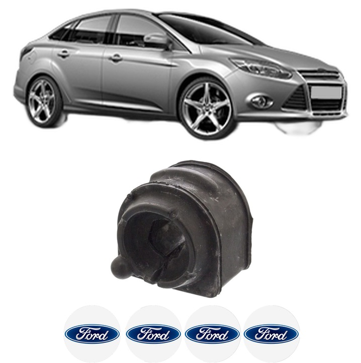 Bucsa bara stabilizatoare Spate Dreapta Stanga FORD FOCUS III Saloon din 2010-2020, Auto, Febi, 4x Stickere auto cu FORD