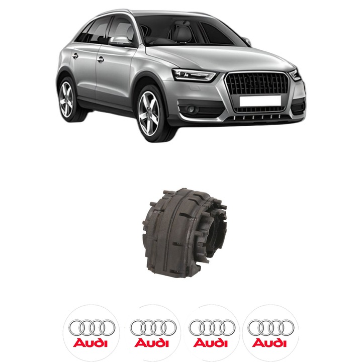 Bucsa bara stabilizatoare Spate Dreapta Stanga AUDI Q3 (8UB, 8UG) din 2011-2018, Auto, Febi, 4x Stickere auto cu AUDI