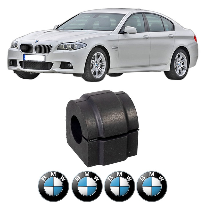 Bucsa bara stabilizatoare Spate Dreapta Stanga BMW Seria 5 (F10) din 2009-2016, Auto, Febi, 4x Stickere auto cu BMW