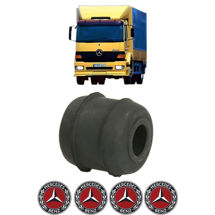 Bucsa bara stabilizatoare Fata Spate Dreapta Stanga MERCEDES-BENZ ATEGO din 1998-2004, Auto, Febi, 4x Stickere auto cu MERCEDES-BENZ