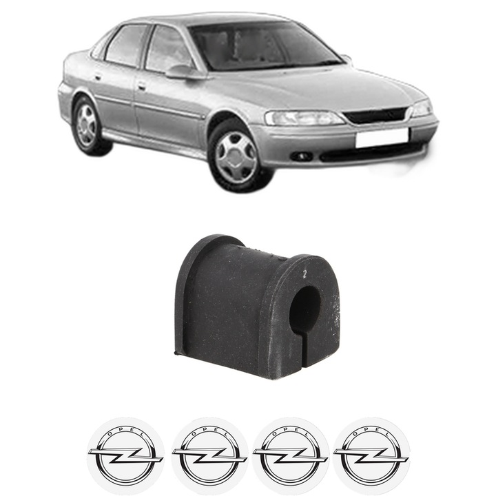 Bucsa bara stabilizatoare Spate Dreapta Stanga OPEL VECTRA B (J96) din 1995-2002, Auto, Febi, 4x Stickere auto cu OPEL
