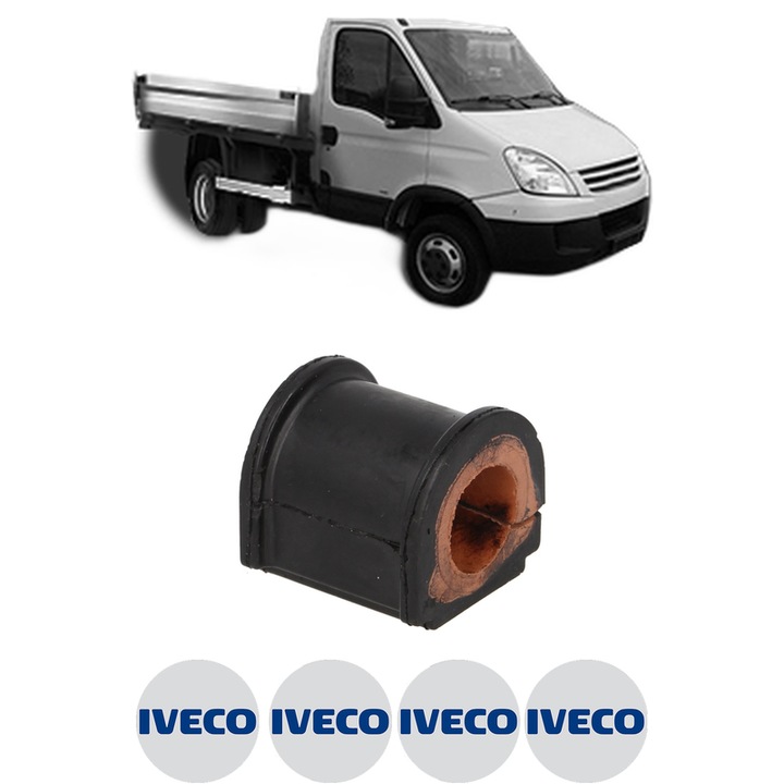 Bucsa bara stabilizatoare Spate IVECO DAILY IV Platform/Chassis din 2006-2011, Auto, Febi, 4x Stickere auto cu IVECO