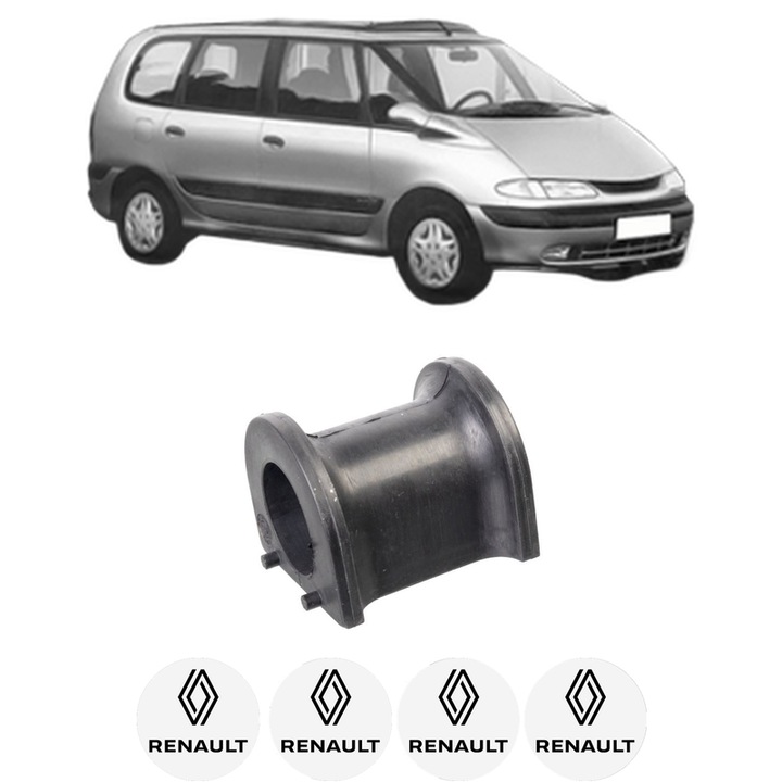 Bucsa bara stabilizatoare Spate Dreapta Stanga RENAULT ESPACE III (JE0_) din 1996-2002, Auto, Febi, 4x Stickere auto cu RENAULT