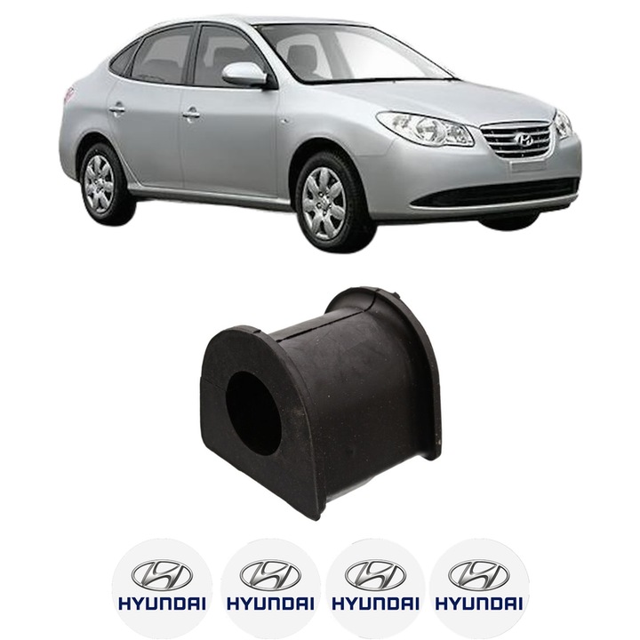 Bucsa bara stabilizatoare Fata Dreapta Stanga HYUNDAI ELANTRA IV Saloon (HD) din 2006-2013, Auto, Febi, 4x Stickere auto cu HYUNDAI
