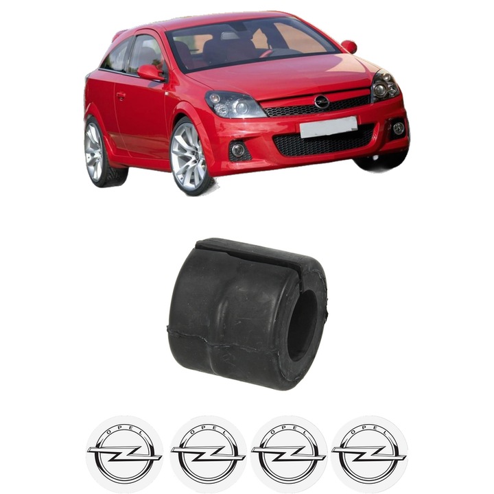Bucsa bara stabilizatoare Spate Dreapta Stanga OPEL ASTRA H GTC (A04) din 2005-2010, Auto, Febi, 4x Stickere auto cu OPEL