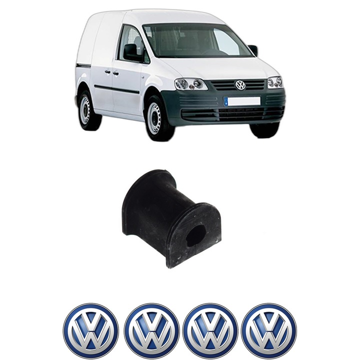 Bucsa bara stabilizatoare Spate Dreapta Stanga Volkswagen CADDY III MPV (2KB, 2KJ, 2CB, 2CJ) din 2004-2015, Auto, Febi, 4x Stickere auto cu Volkswagen