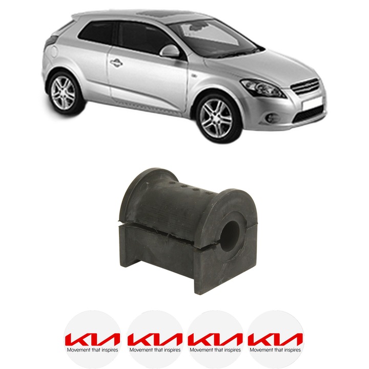 Bucsa bara stabilizatoare Spate Dreapta Stanga KIA PRO CEE'D (ED) din 2008-2013, Auto, Febi, 4x Stickere auto cu KIA