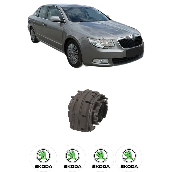Bucsa bara stabilizatoare Spate Dreapta Stanga SKODA SUPERB II (3T4) din 2008-2015, Auto, Febi, 4x Stickere auto cu SKODA